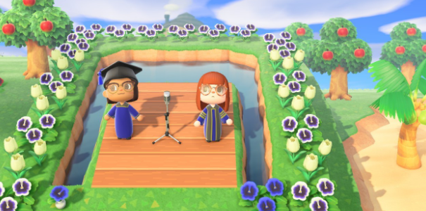 Screenshot of Animal Crossings, New Horizons game